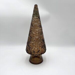 vidrios san miguel recycled glass Large smokey color Christmas Tree Spain